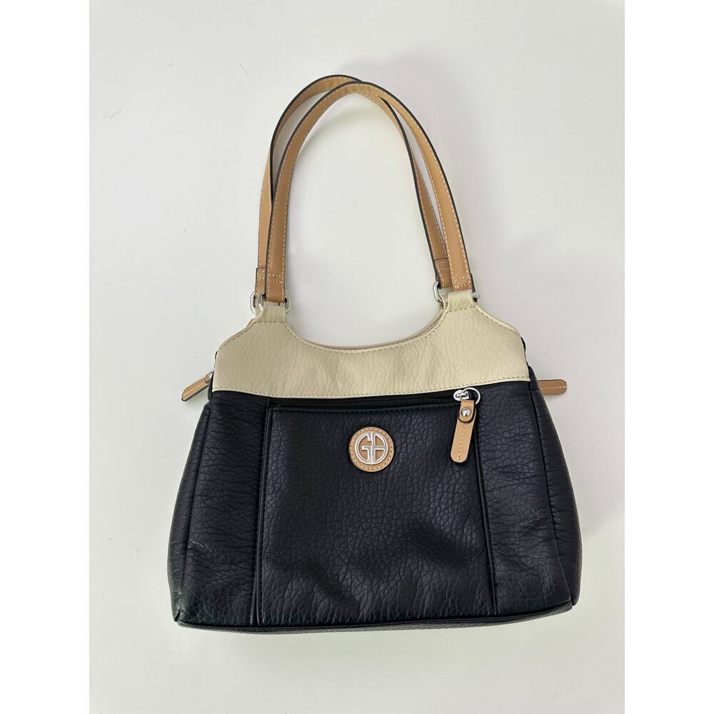 Macy's Giani Bernini pebbled poster tote bag - Picture 2 of 6
